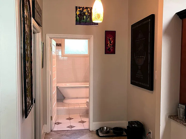 Hallway with bathroom #2