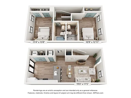 Floor plan Ashton Townhome