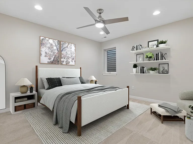 Virtually staged to show potential use