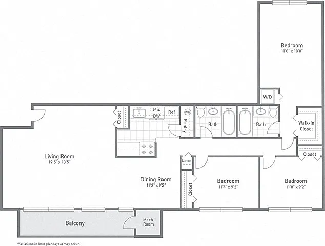 Floor plan Mt. Vernon