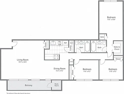 Floor plan Mt. Vernon