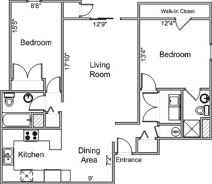 Main Floorplan For 2849 Cimarron Trail #3