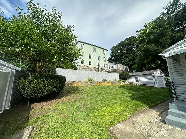 Professionally maintained common lawn
