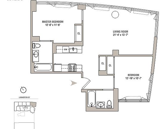2nd image of 189 Schermerhorn St APT 24J