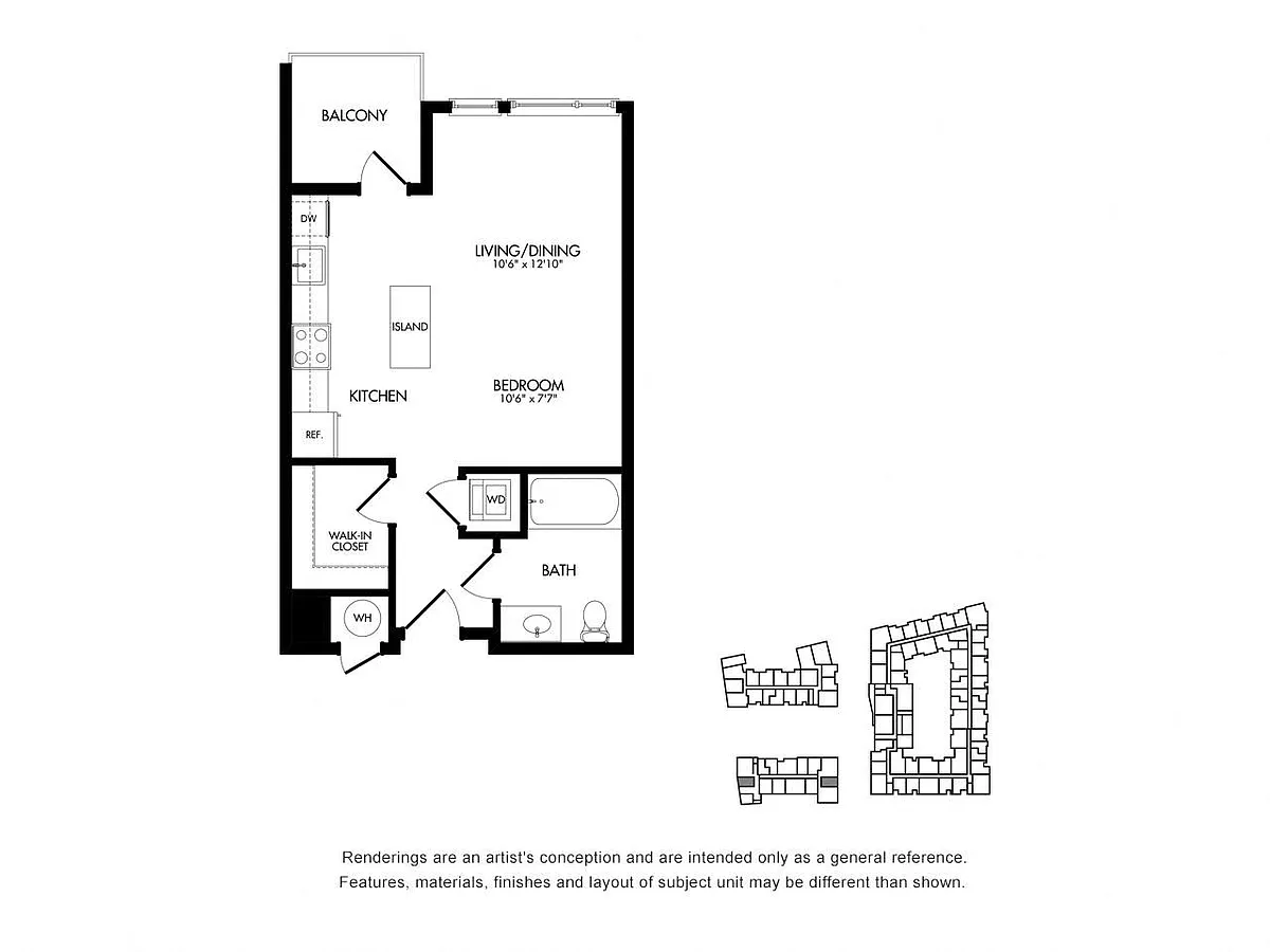 Floor plan SC w/ Balcony