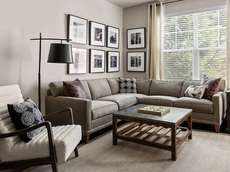 Living Room with Hard Surface Flooring