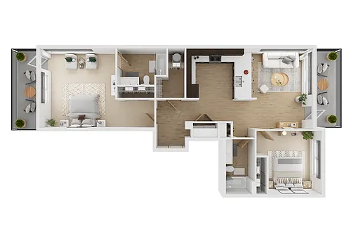 Floor plan Tillikum