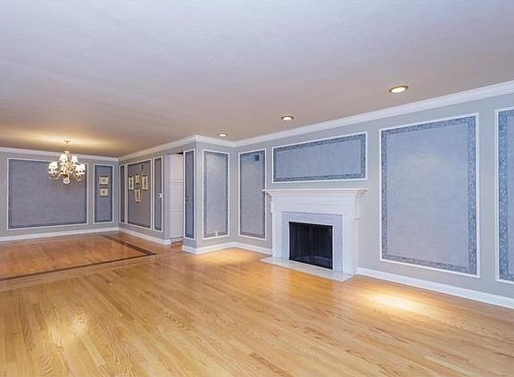 The living and dining rooms flow together for great entertaining space.