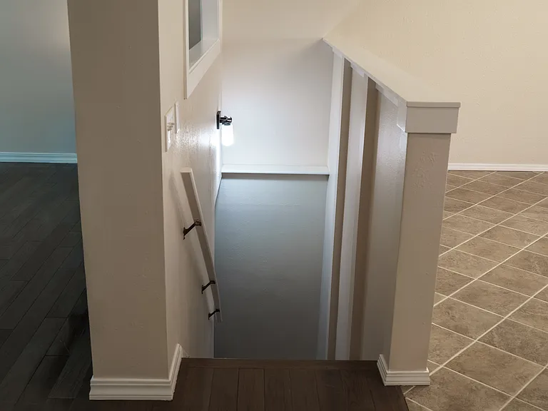 stairs to finished basement