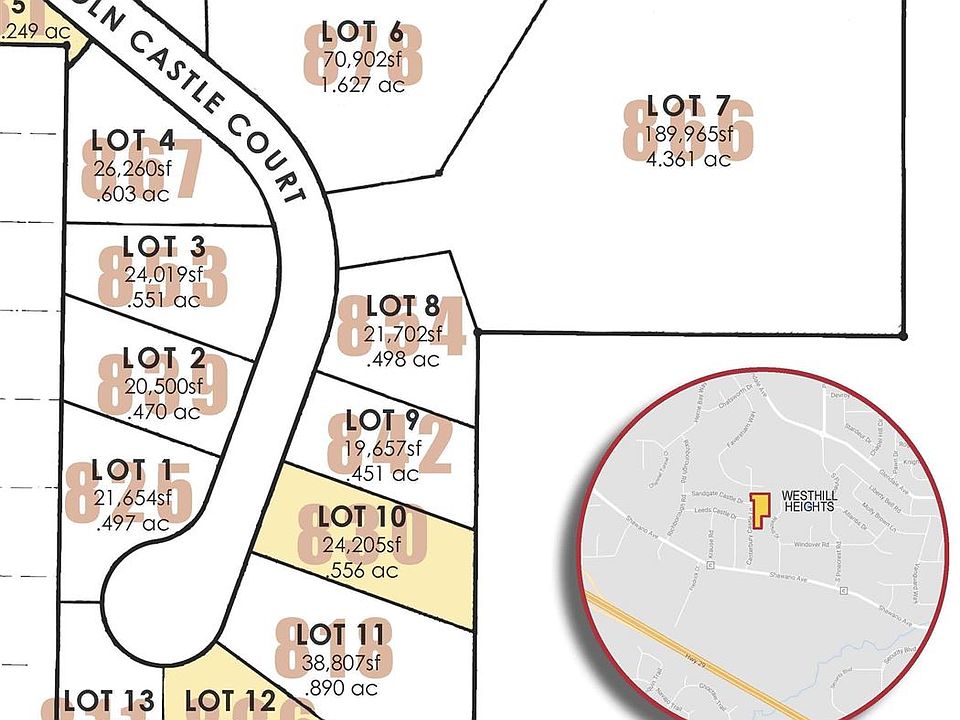 1st image of 811 Lincoln Castle Ct Lot 13