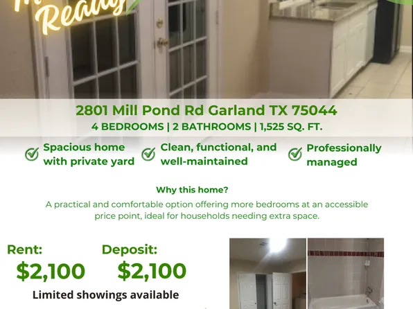 2801 Mill Pond Rd, Garland, TX 75044