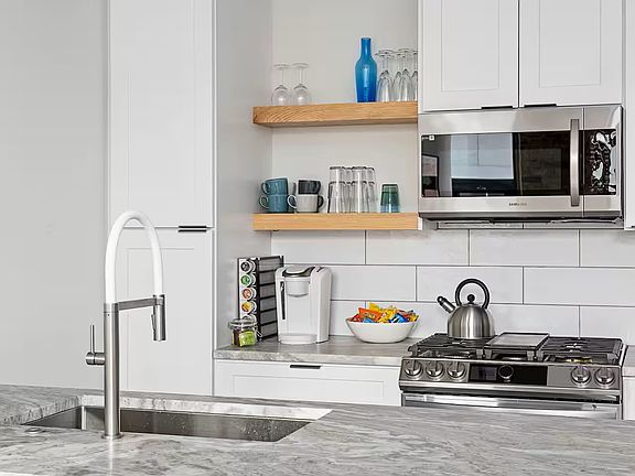 Open shelving