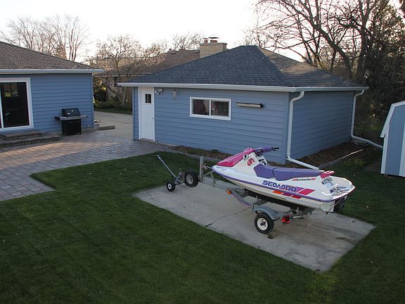 Two car detached garage