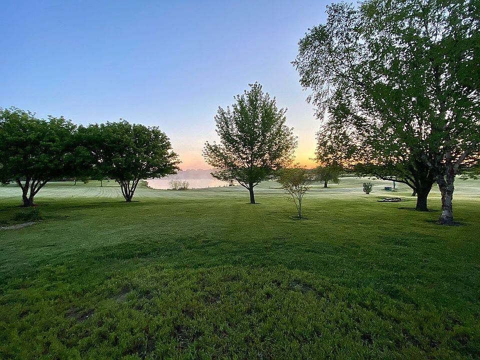 Backyard morning view