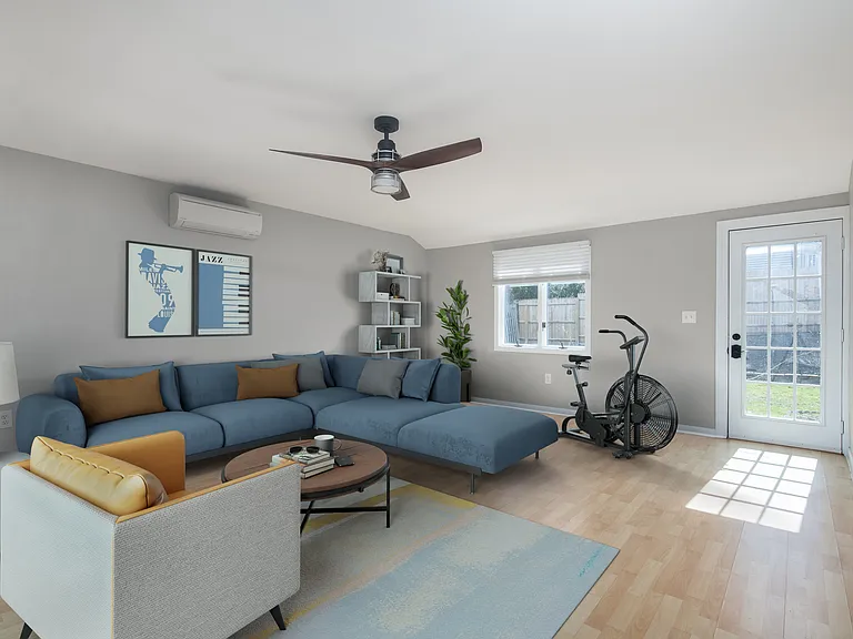 additional living room and/ or dining room with backyard access main floor