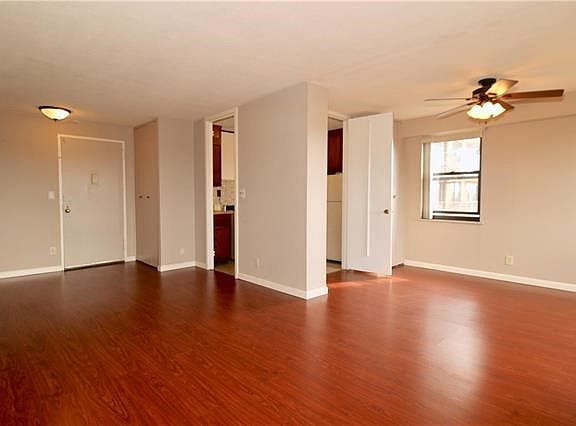 Large open living room and dining area