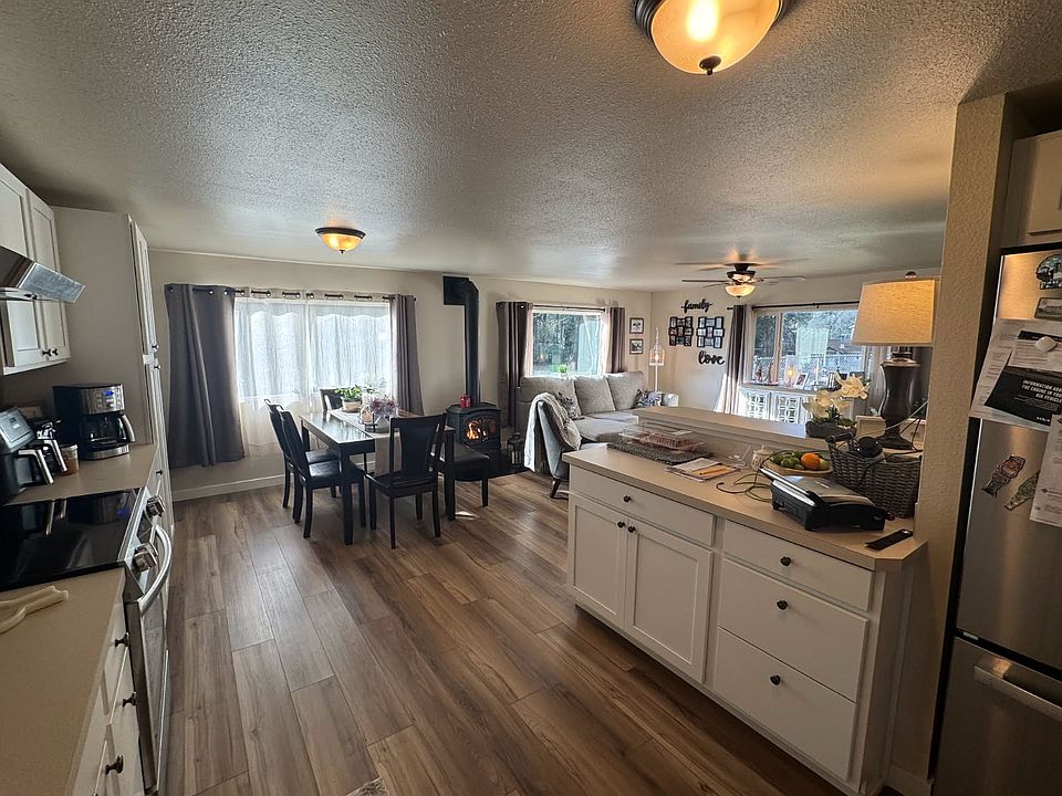 Kitchen and dining areas