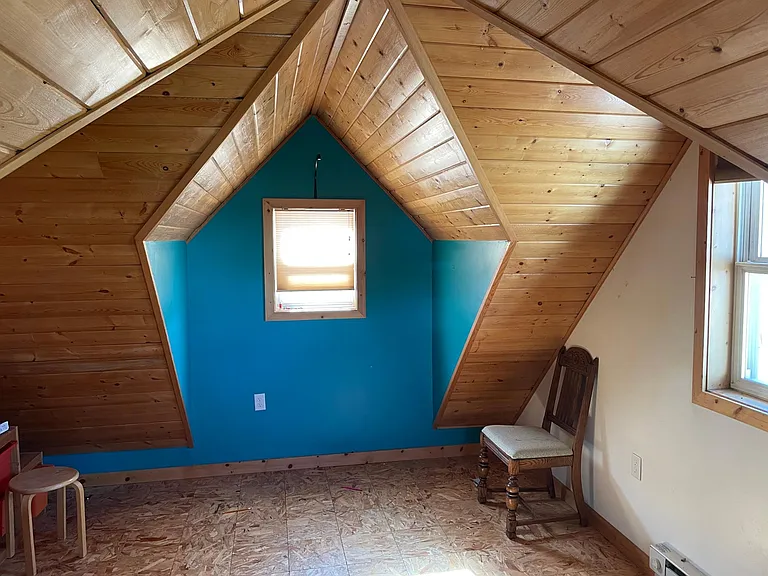 Third bedroom, loft above kitchen.