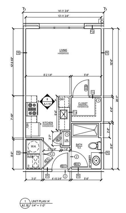Floor plan Studio (A)