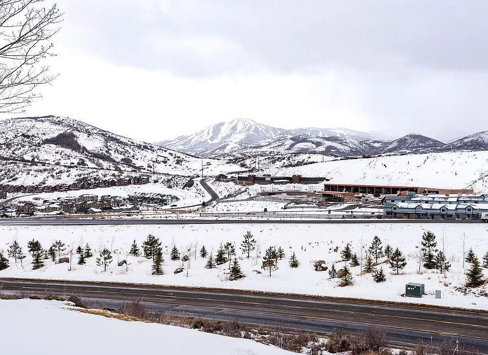 Unobstructed views of Deer Valley and Park City from the balcony and back yard.