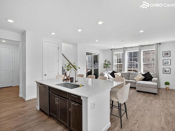 Spacious layout with bright living room and seamless kitchen