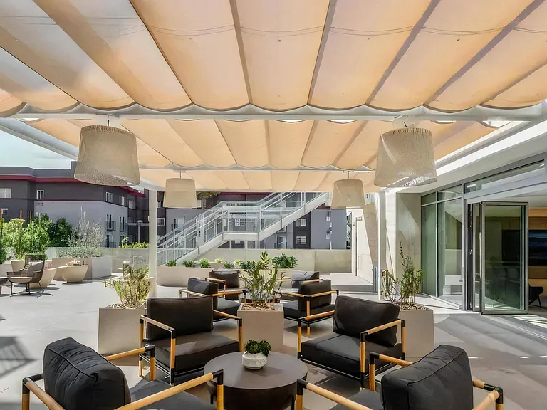 Patio that Connects to Clubhouse