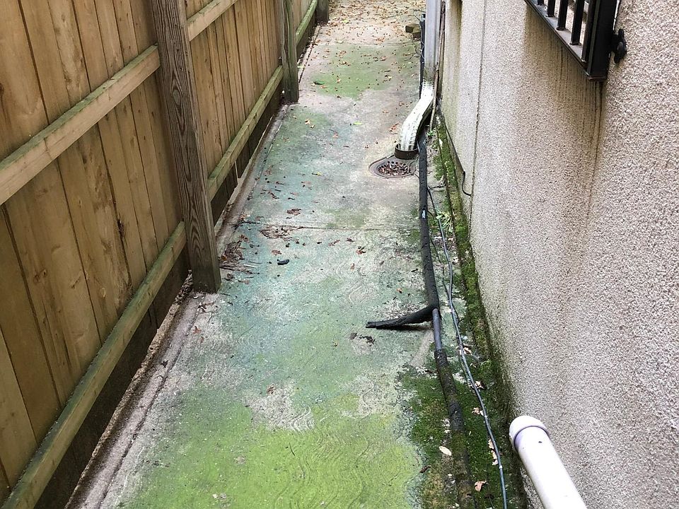 Walk way from the Apartment to the Backyard