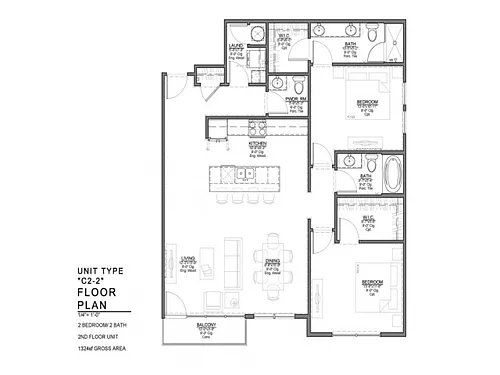 Floor plan C2-2-N
