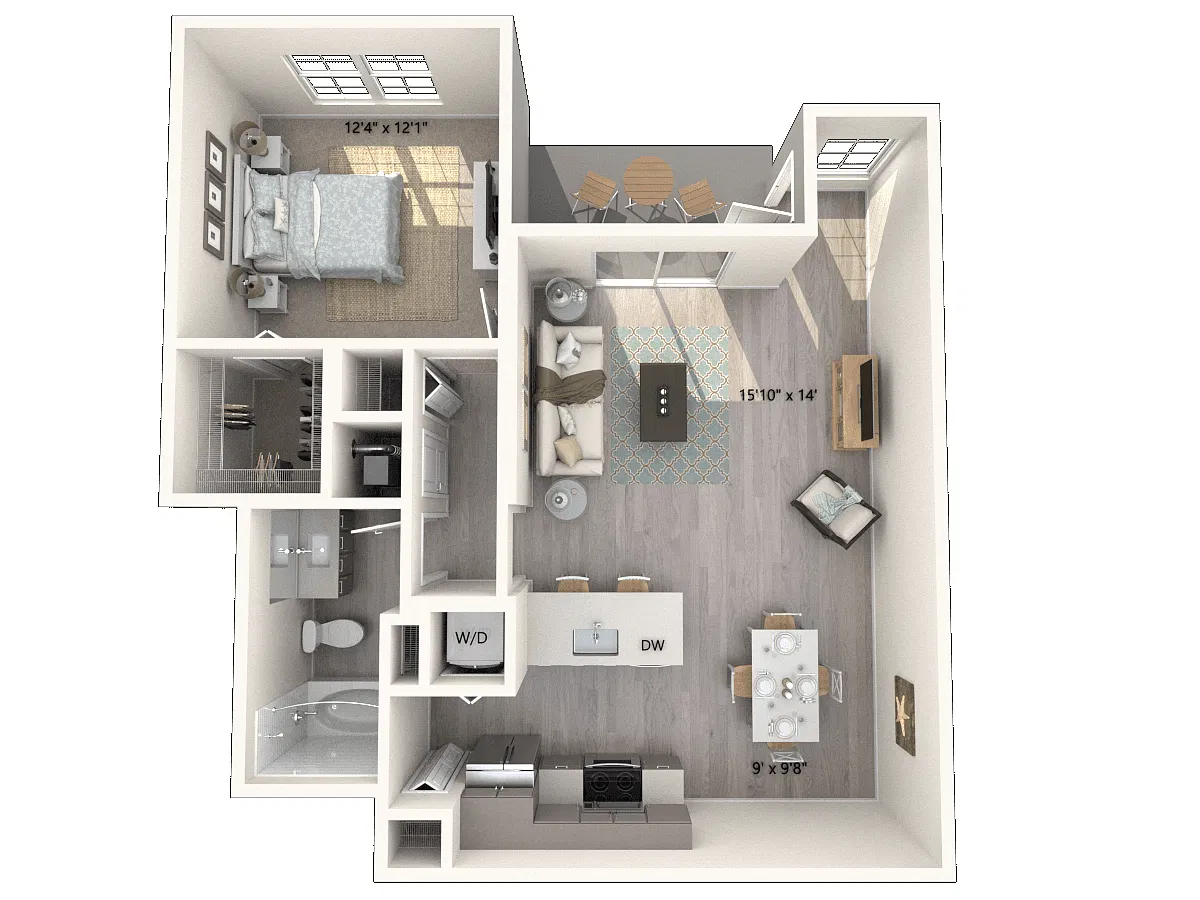 Floor plan A1A