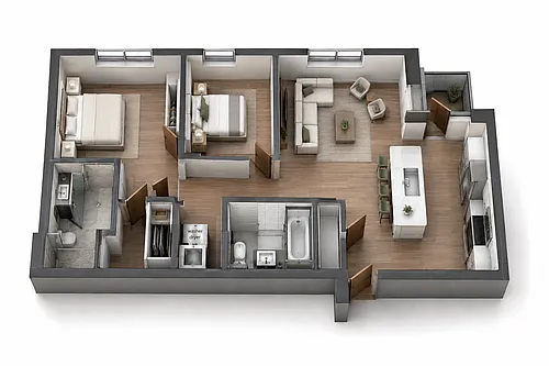 Floor plan 312
