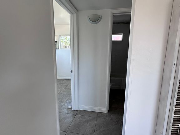 Hall from the living room to the bath and bedrooms