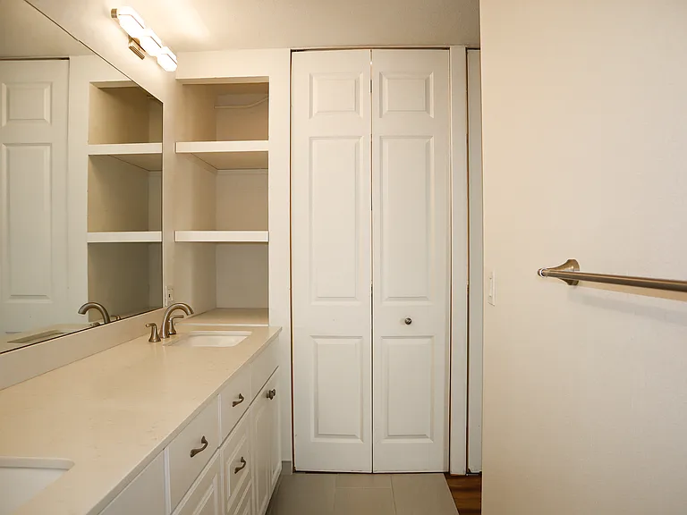 Master Bedroom Bathroom Sink and Closet