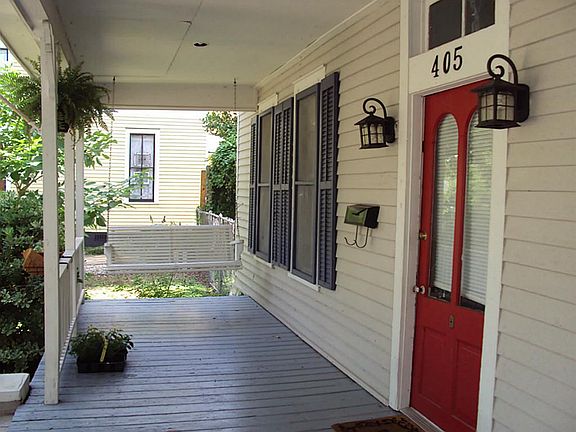 Inviting Front Porch Swing.