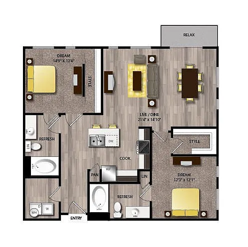 Floor plan B5