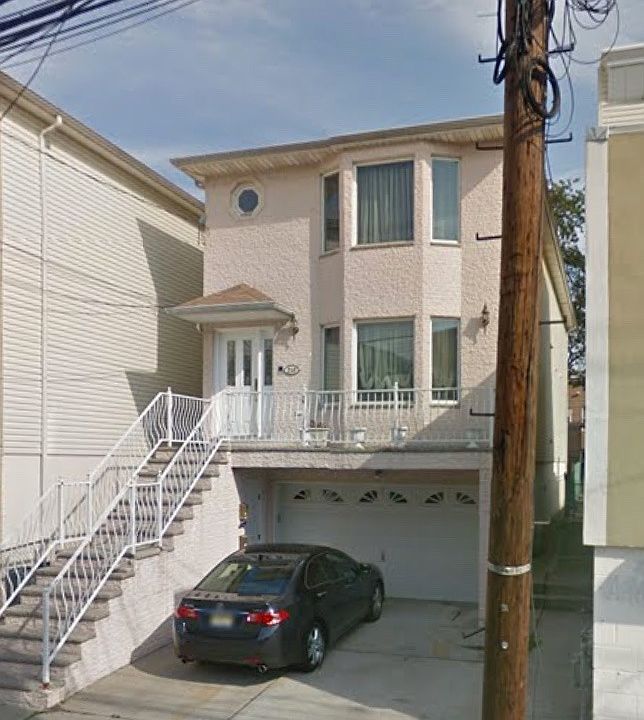 front of the house