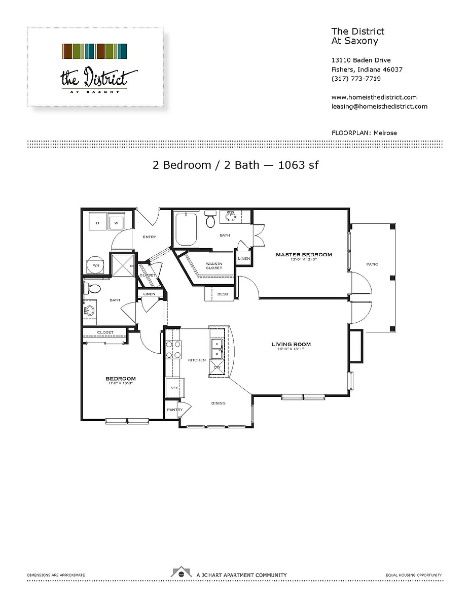 Floor plan Melrose 2.2