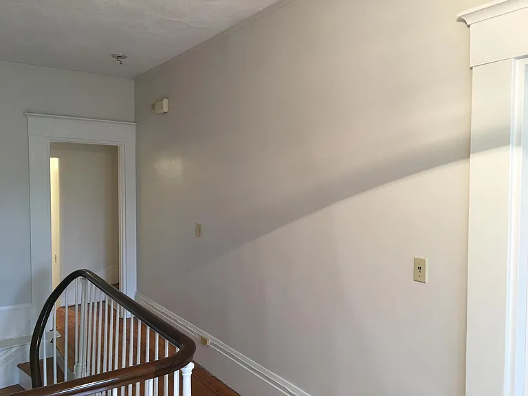 Upstairs hallway - spacious and bright