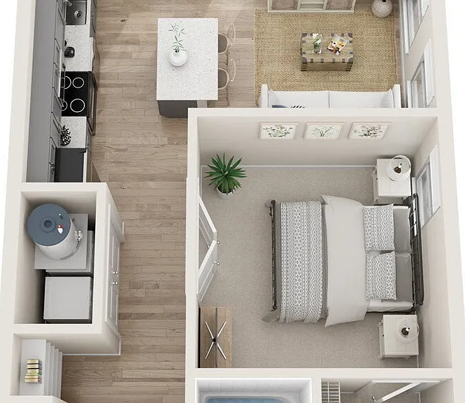 A1 floor plan Reserve at Lake Jackson