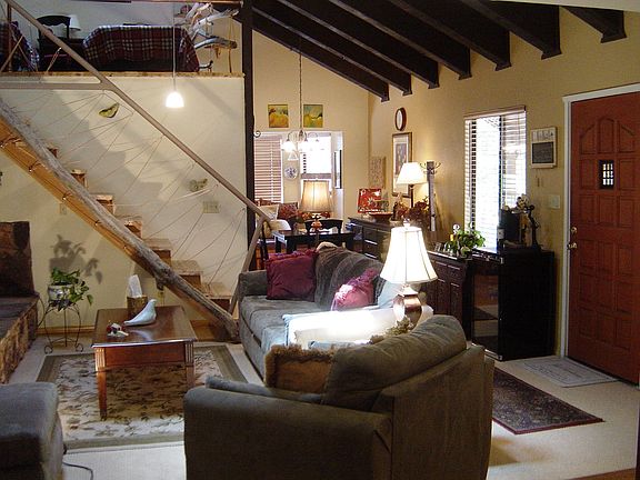 Living Room with loft