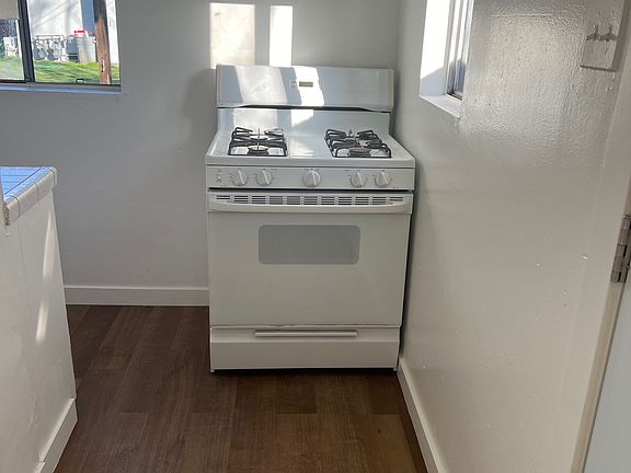 stove in kitchen