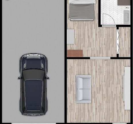 Garage / Apartment Floorplan