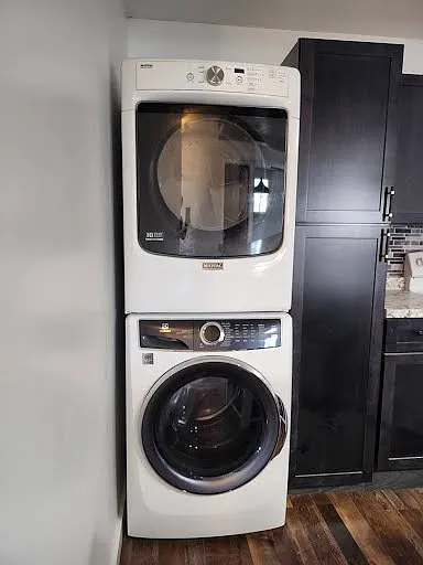 Washer & Dryer on site