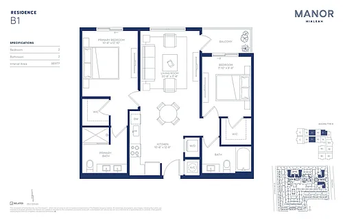 Floor plan B1