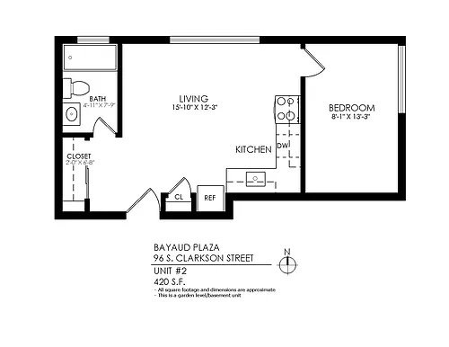 Floor plan 1 Bedroom