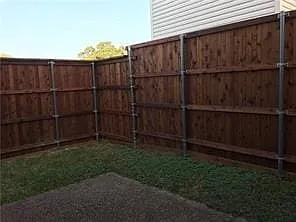 8 foot privacy fence.