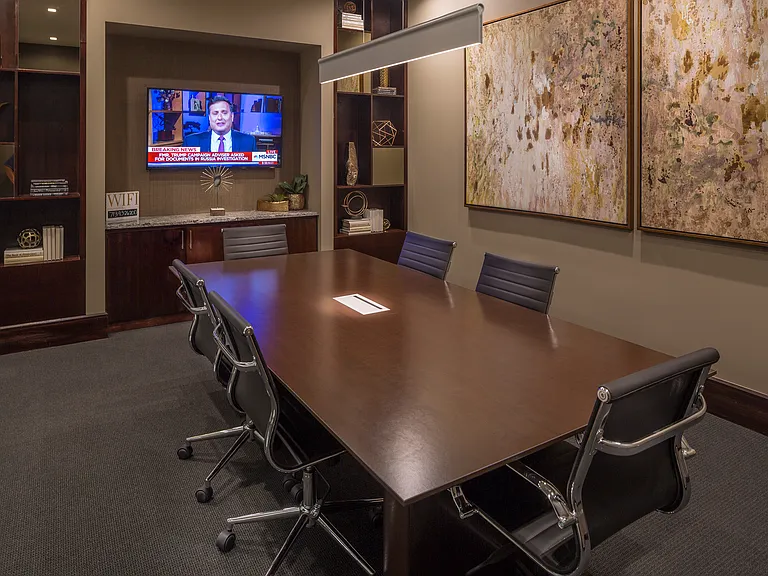 Professional space for meetings and collaboration.