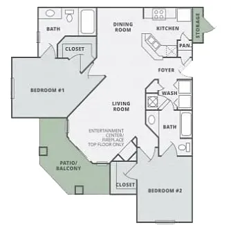 Floor plan B3