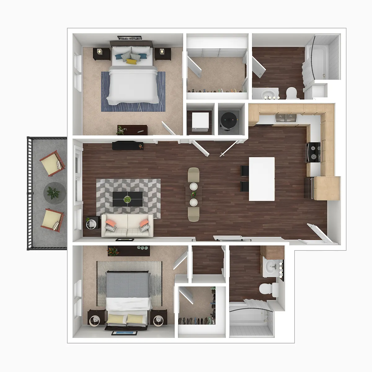 Floor plan B1 - Sun Valley