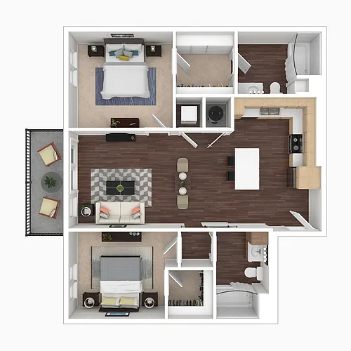 Floor plan B1 - Sun Valley