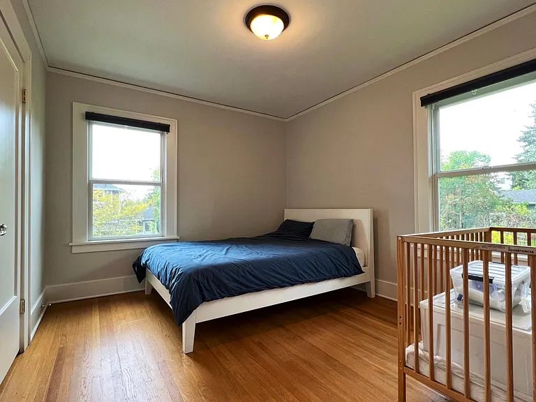 1st bedroom with walk-in closet on main floor